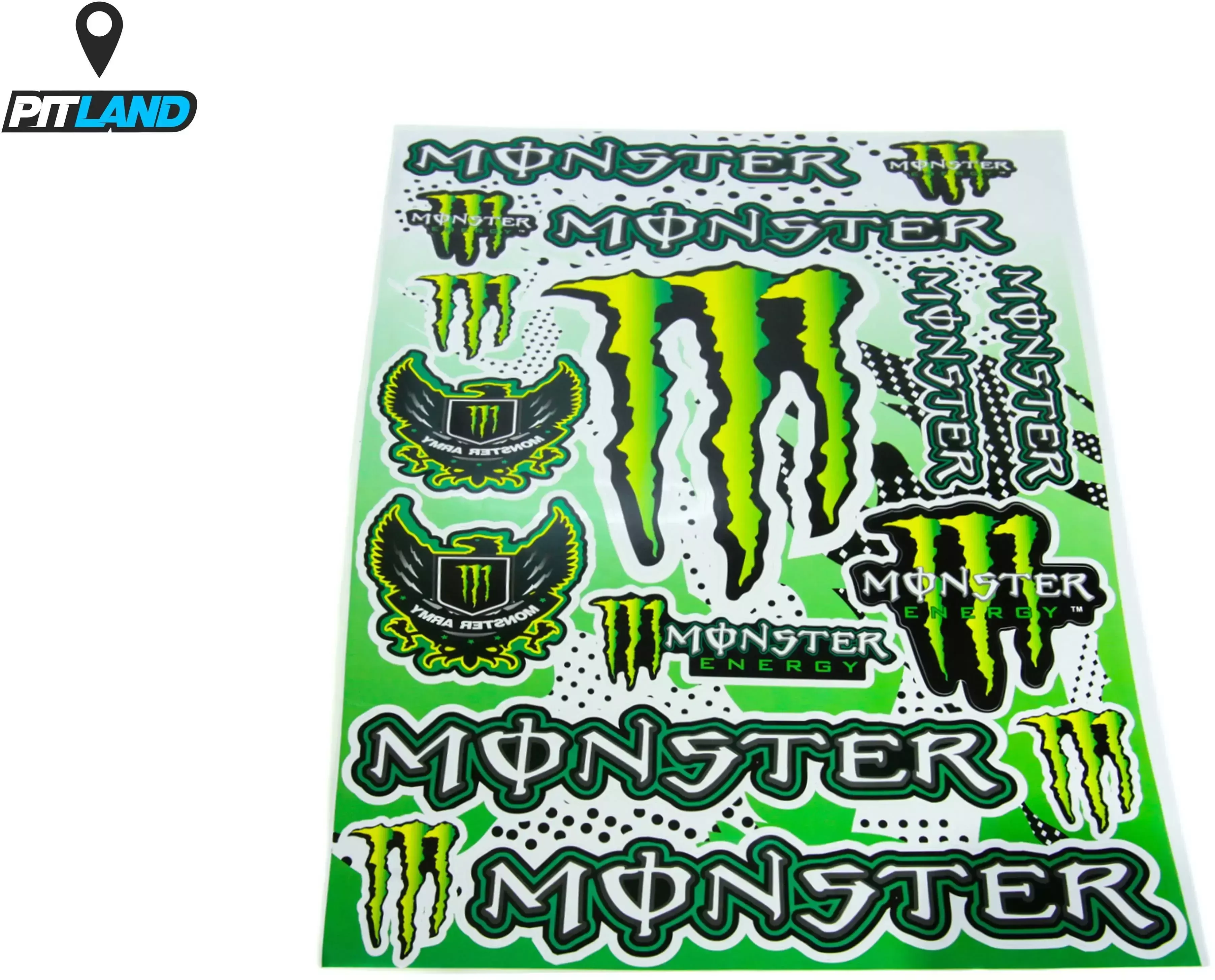 Наклейки набор D6030 Monster White