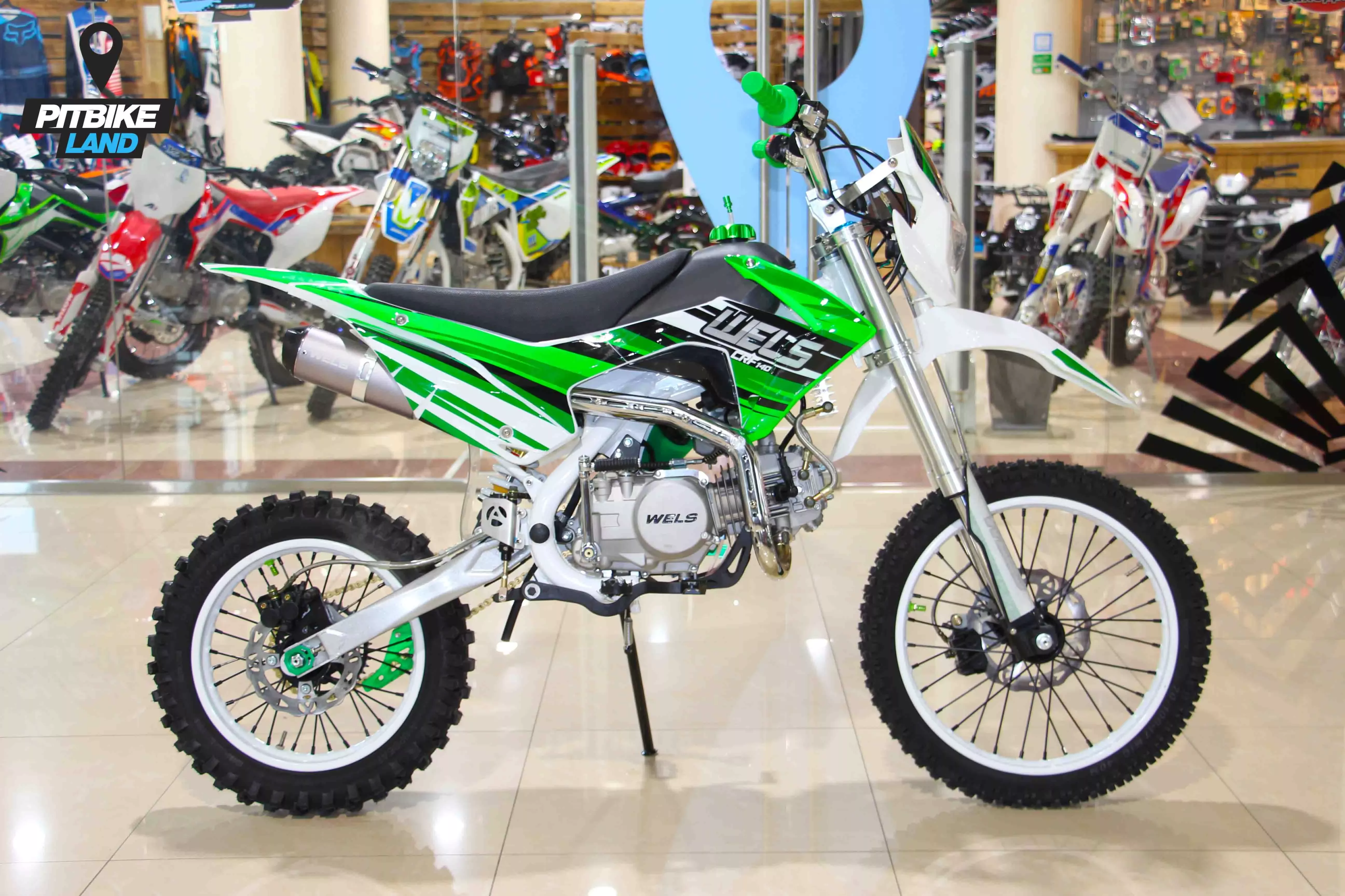 питбайк WELS CRF 140 17/14 зеленый