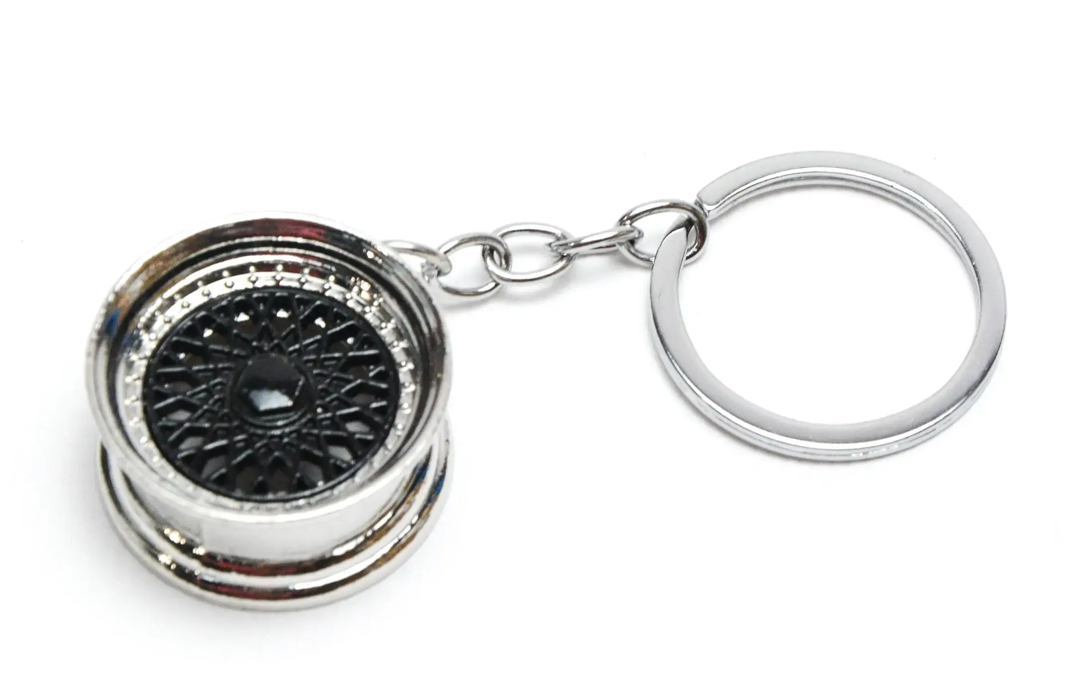 Металлический брелок Диск BBS, Black