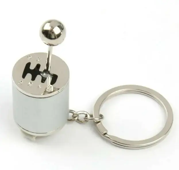Металлический брелок КПП, White