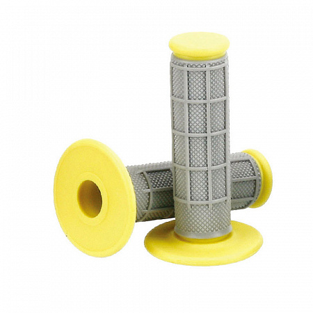 Грипсы руля ACCEL RGP 535M серый/желтый Грипсы руля ACCEL RGP 535M серый/желтый