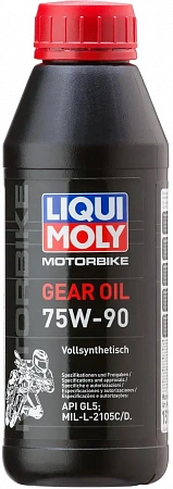 Синтетическое трансмиссионное масло для мотоциклов Liqui Moly Racing Gear Oil 75W-90 (GL-5) (0,5л) Синтетическое трансмиссионное масло для мотоциклов Liqui Moly Racing Gear Oil 75W-90 (GL-5) (0,5л)