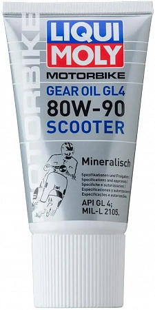 Минеральное трансмиссионное масло Liqui Moly для скутеров Motorbike Gear Oil Scooter 80W-90, 1680 Минеральное трансмиссионное масло Liqui Moly для скутеров Motorbike Gear Oil Scooter 80W-90, 1680