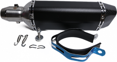 Глушитель AKRAPOVIC #3 шестигранный черный Глушитель AKRAPOVIC #3 шестигранный черный