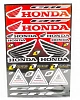 Наклейки набор D6027 Honda red