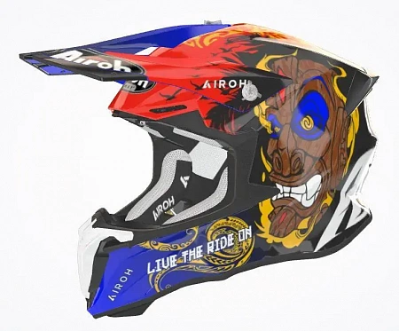 Кроссовый шлем AIROH Twist 2.0 TIKI Glossy