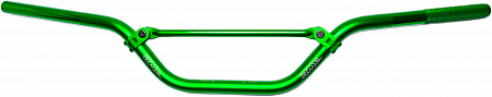 Руль 22.2 мм высокий толстостенный алюминий Pro Taper style Green color(H-125мм) Руль 22.2 мм высокий толстостенный алюминий Pro Taper style Green color(H-125мм)